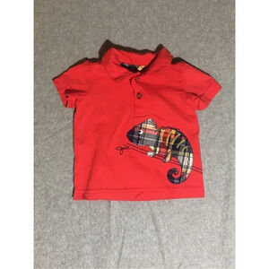 Baby Just One You By Carter’s Shirt 3M Months Chameleon Red Polo Short Sleeve